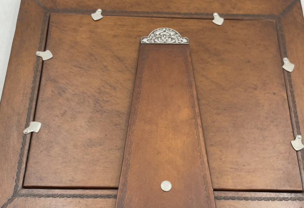 William Scott Leather & Sterling Silver Picture Frame 30% OFF