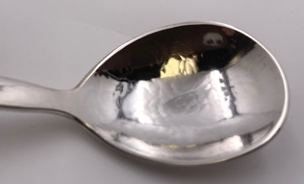 Mogensen Jensen Blossom Style Sterling Silver Jam Serving Spoon #35