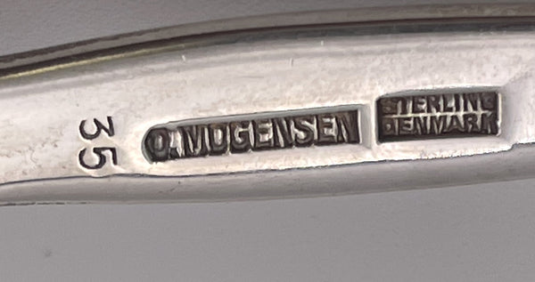 Mogensen Jensen Blossom Style Sterling Silver Jam Serving Spoon #35