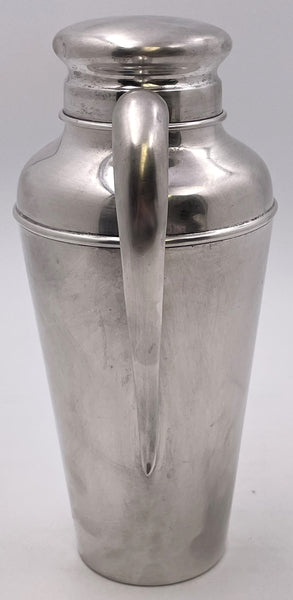 S. Kirk & Son Sterling Silver Cocktail Shaker in Mid-Century Modern Style