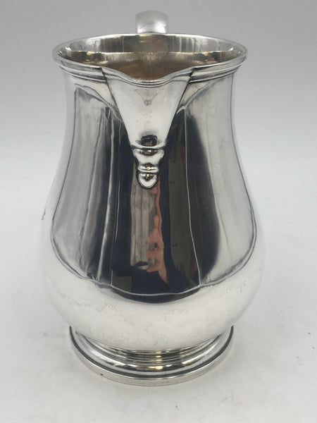 Ensko Sterling Silver Pitcher Jug in Georgian Style