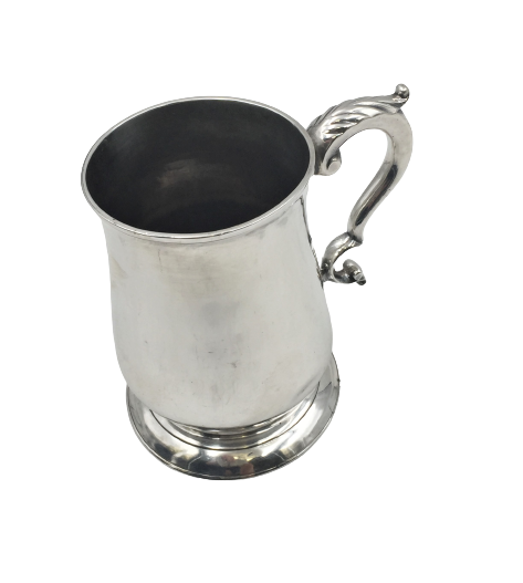 J. Kelly English 1788 Georgian Sterling Silver Tankard Mug