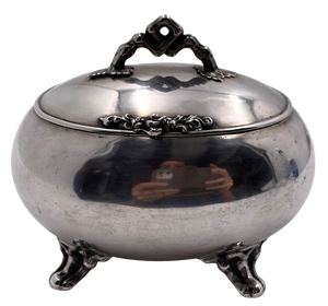 European Silver Sugar / Esrog Box