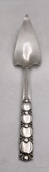 Tiffany & Co. Sterling Silver Pie or Cake Server in Tomato Pattern and in Art Deco Style