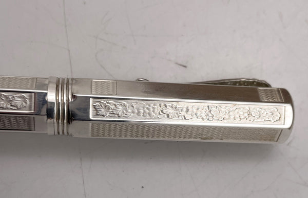 Montegrappa Special Reserve 1996 Sterling Silver Rollerball Pen Limited Edition of 100