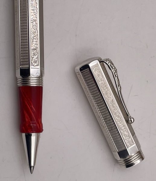 Montegrappa Special Reserve 1996 Sterling Silver Rollerball Pen Limited Edition of 100