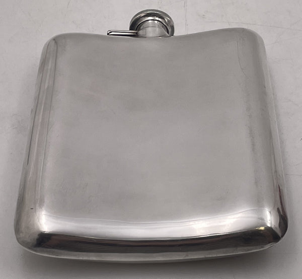 Alvin Sterling Silver Flask in Art Deco Style from Early 20th Century