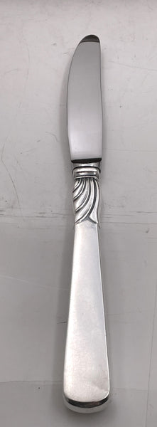 Jens Andersen Danish 156-Piece Sterling Silver Flatware Set in Mid-Century Modern Style and Kontesse Pattern