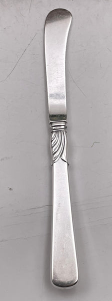 Jens Andersen Danish 156-Piece Sterling Silver Flatware Set in Mid-Century Modern Style and Kontesse Pattern