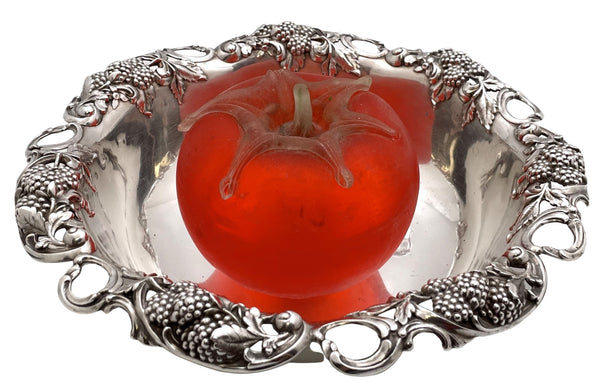 Tiffany & Co. Sterling Silver 1904 Blackberry Bowl in Art Nouveau Style