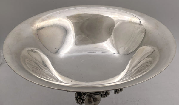 Georg Jensen Sterling Silver Large Tazza / Compote in Grape Pattern #264A