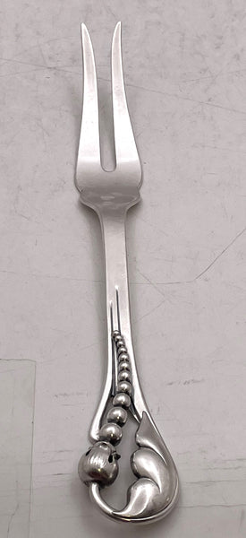 Georg Jensen Assorted Set of Sterling Silver Servers in Blossom Pattern