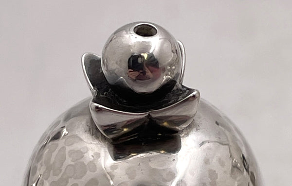 Set of 2 Pairs of Georg Jensen Sterling Silver Salt & Pepper Shakers in Grape pattern #363