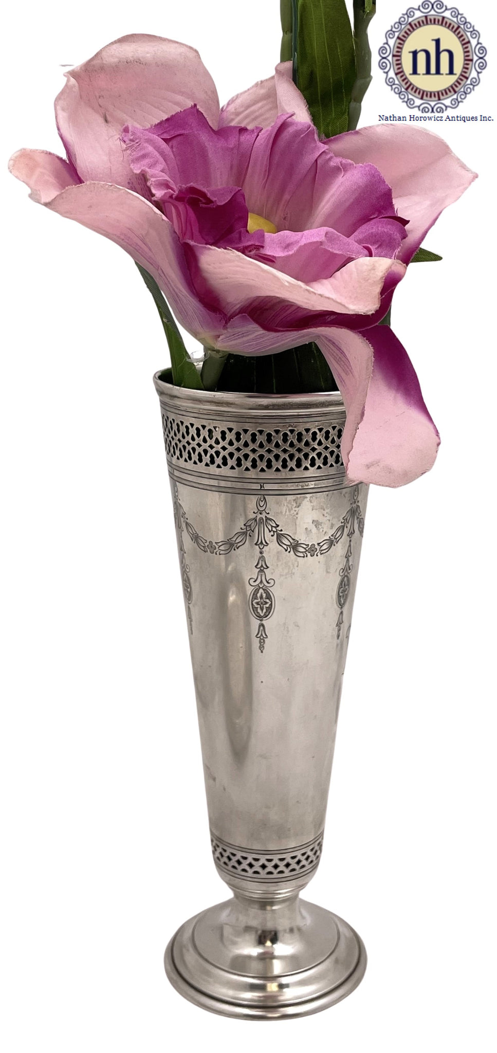 Tiffany & Co. Sterling Silver 1921 Vase in Art Deco Style