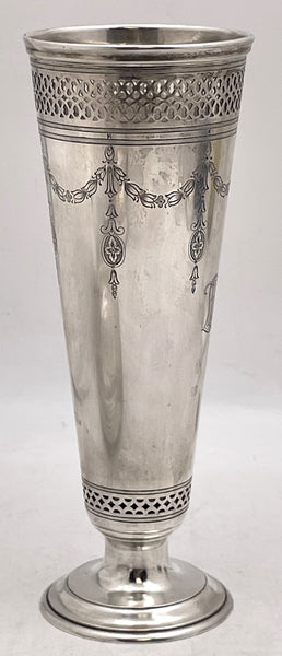 Tiffany & Co. Sterling Silver 1921 Vase in Art Deco Style