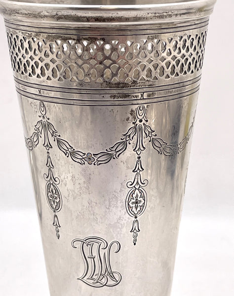 Tiffany & Co. Sterling Silver 1921 Vase in Art Deco Style