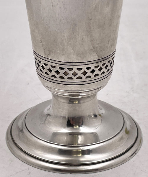 Tiffany & Co. Sterling Silver 1921 Vase in Art Deco Style