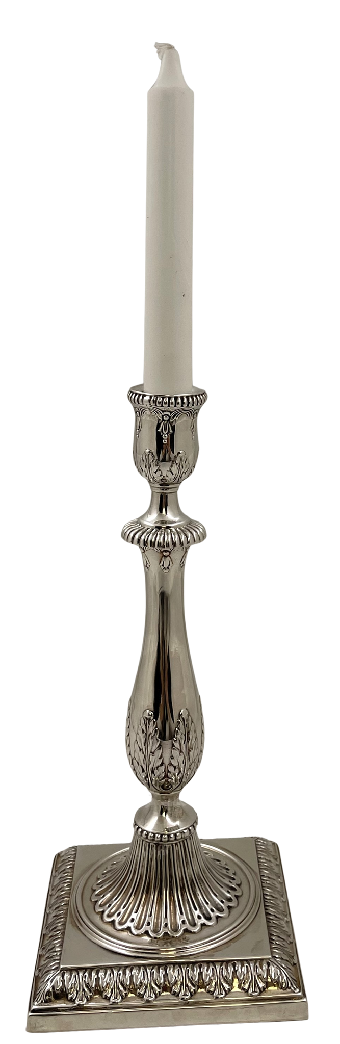 Tiffany & Co. Sterling Silver Candlestick with Natural Motifs