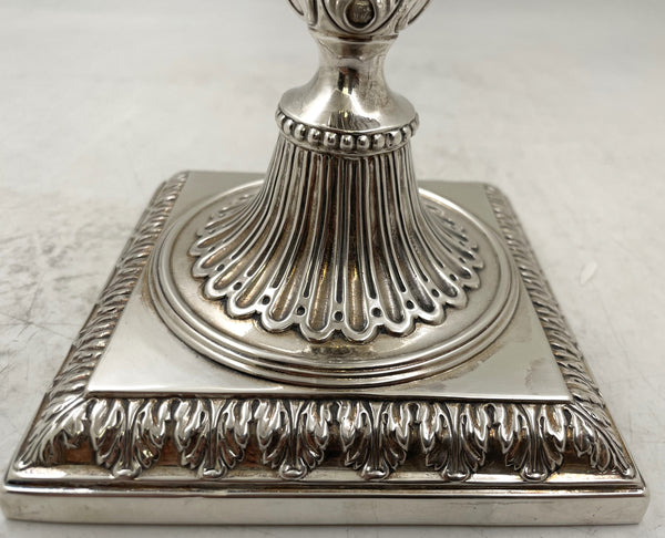 Tiffany & Co. Sterling Silver Candlestick with Natural Motifs