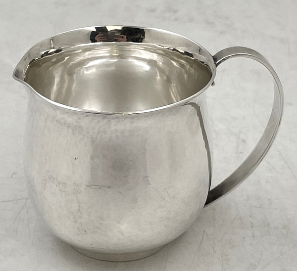 Georg Jensen Sterling Silver Hammered Creamer / Pitcher #527