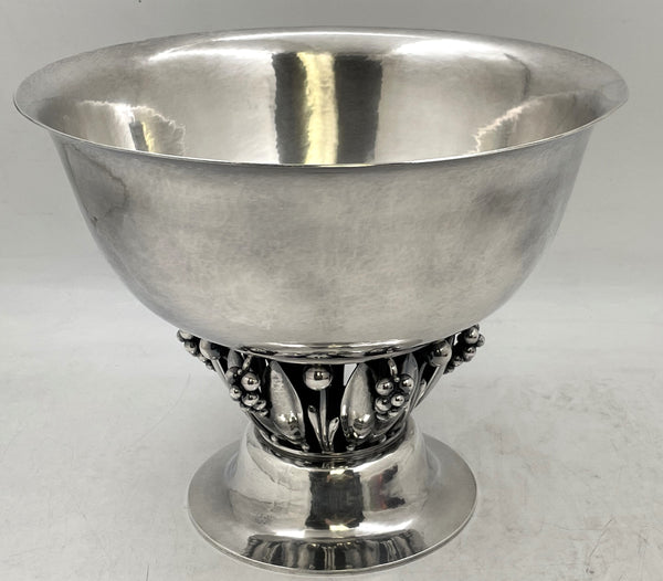 Georg Jensen Set of 3 Sterling Silver Bowls #197A #197C in Art Nouveau Style