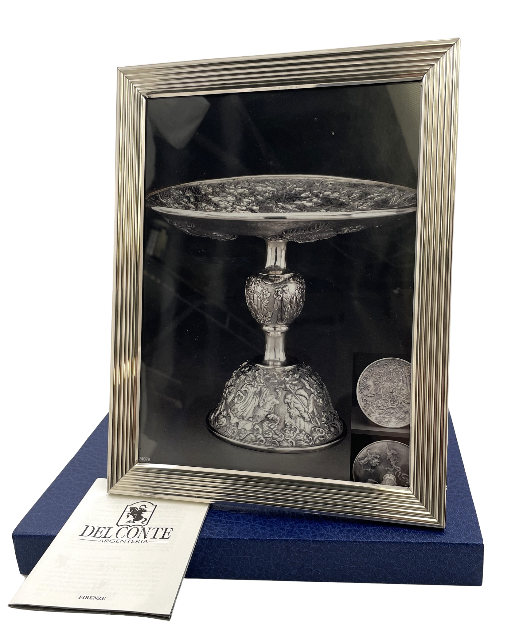 Del Conte Italian Sterling Silver Picture Frame