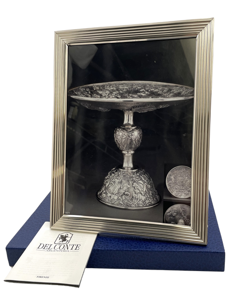 Del Conte Italian Sterling Silver Picture Frame