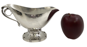 Georg Jensen Sterling Silver Serving Dish/ Sauce Boat in Blossom Pattern 177 from 1910s/20s
