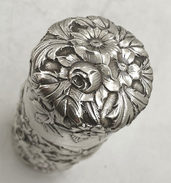 S. Kirk & Son & Co Sterling Silver Repousse Spice Box Besamim from 1903-1924