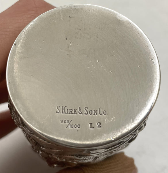 S. Kirk & Son & Co Sterling Silver Repousse Spice Box Besamim from 1903-1924
