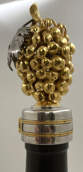 Yossi Swed Masters Workshop Israeli Judaica Wine Bottle Cork Stopper from Limited Edition