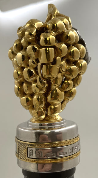 Yossi Swed Masters Workshop Israeli Judaica Wine Bottle Cork Stopper from Limited Edition