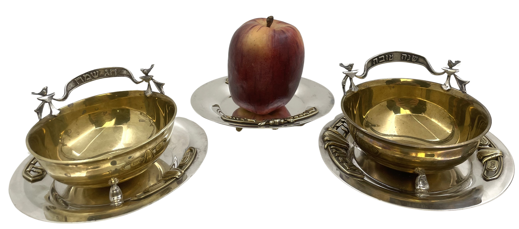 Yossi Swed 5-Piece Rosh Hashanah Set with Honey Dishes