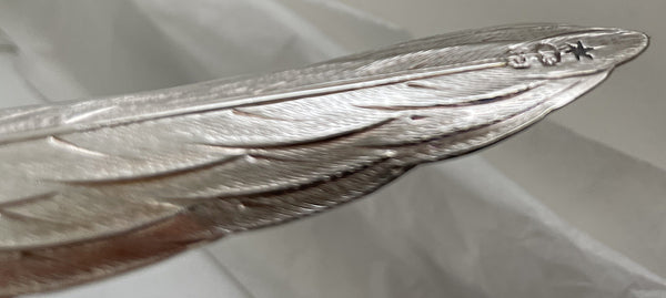 Pair of Continental Silver Pheasants from 19th or Early 20th Century