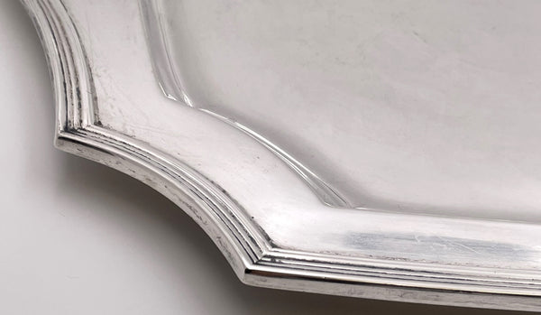 Tiffany & Co. Sterling Silver Two-Handled 1926 Tray in Art Deco Style
