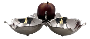 Sciarrotta for Bailey, Banks & Biddle Sterling Silver 3-Part Nut / Dip Dish