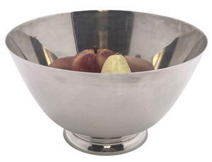 Tiffany & Co. Sterling Silver Large Centerpiece Bowl in Mid-Century Modern Style