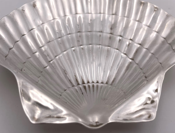 Tiffany & Co. Sterling Silver Shell-Shaped Nut / Candy Dish