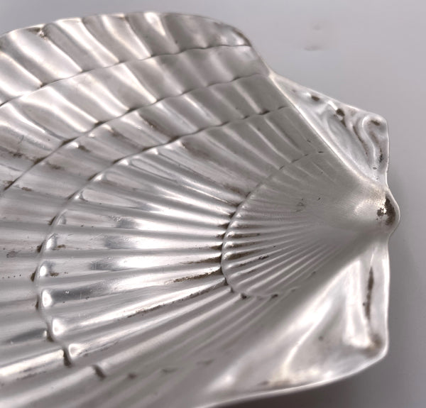 Tiffany & Co. Sterling Silver Shell-Shaped Nut / Candy Dish
