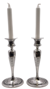 Pair of Tiffany & Co. Sterling Silver 1910 Candlesticks