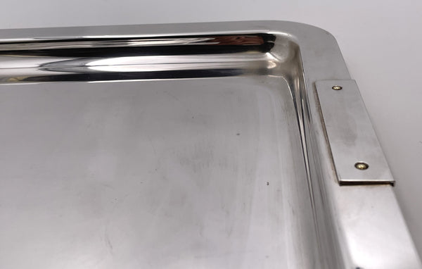 Tiffany & Co. Sterling Silver Rare Italian Bar Tray in Mid-Century Modern Style