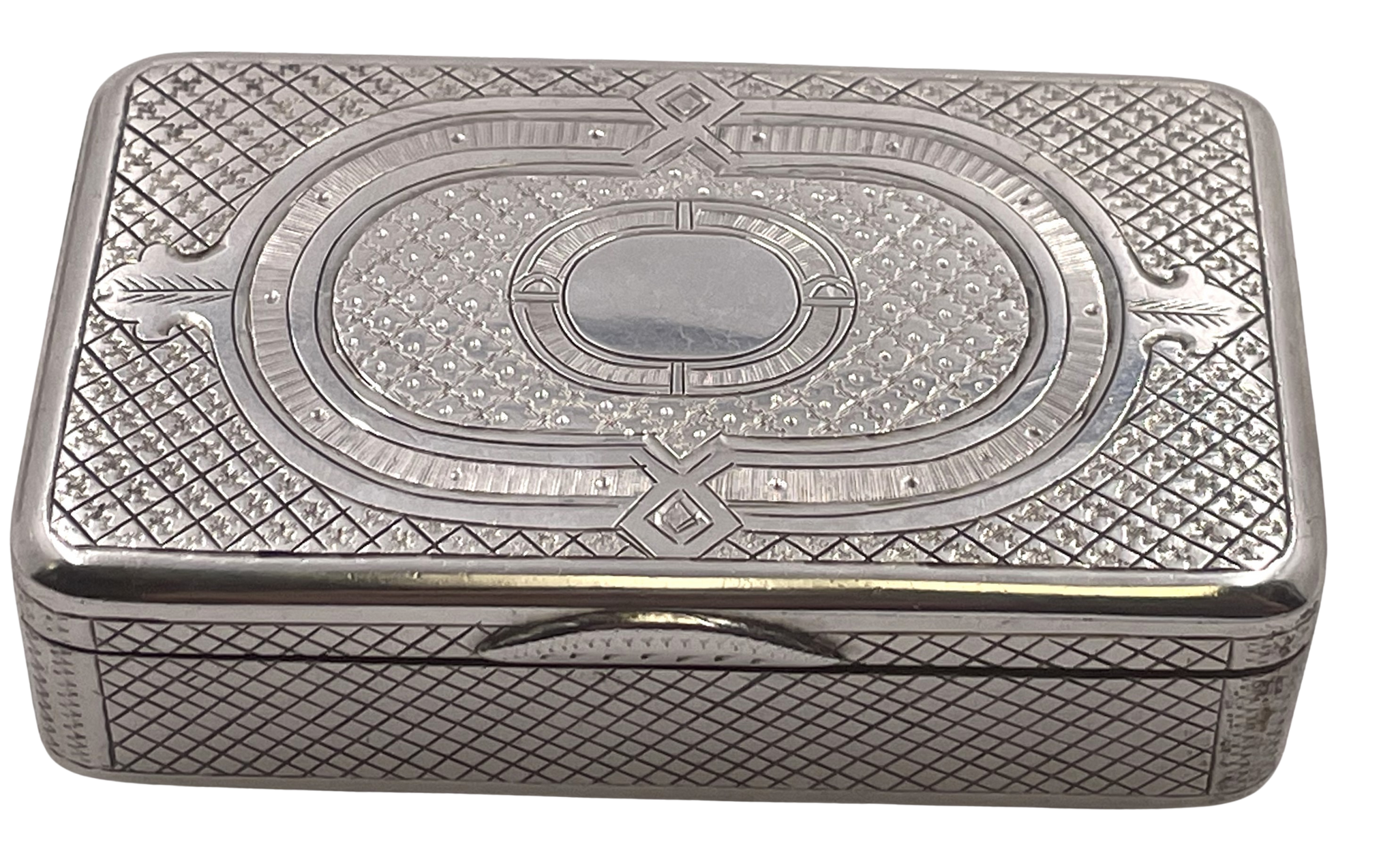 Russian Silver Snuff Box from 1872