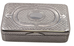 Russian Silver Snuff Box from 1872