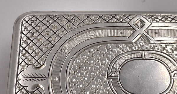 Russian Silver Snuff Box from 1872