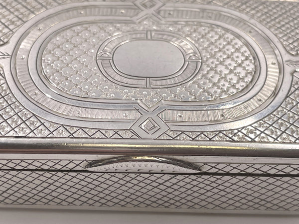 Russian Silver Snuff Box from 1872