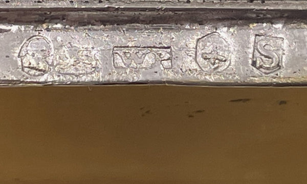 W. Pugh English Georgian Sterling Silver 1816 Snuff Box