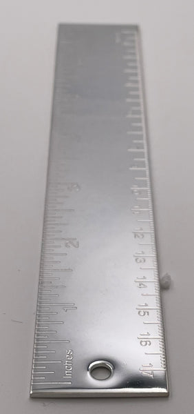 Tiffany & Co. Pair of Silver Metric Rulers in Classic Tiffany-Blue Pouches