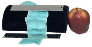 Tiffany & Co. Pair of Silver Metric Rulers in Classic Tiffany-Blue Pouches