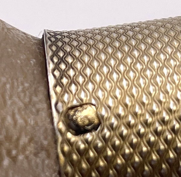 French Sterling Silver & Gilt Glass Flask from Late 19th or Early 20th Century