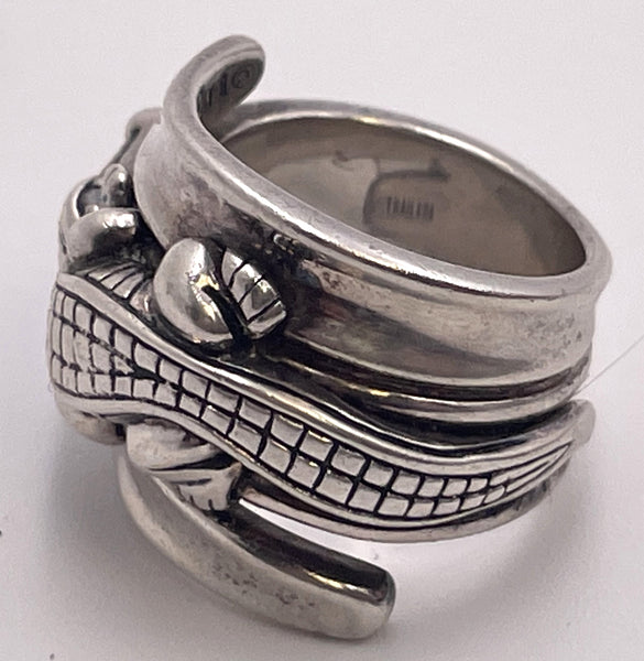 Barry Kieselstein Sterling Silver Alligator Ring